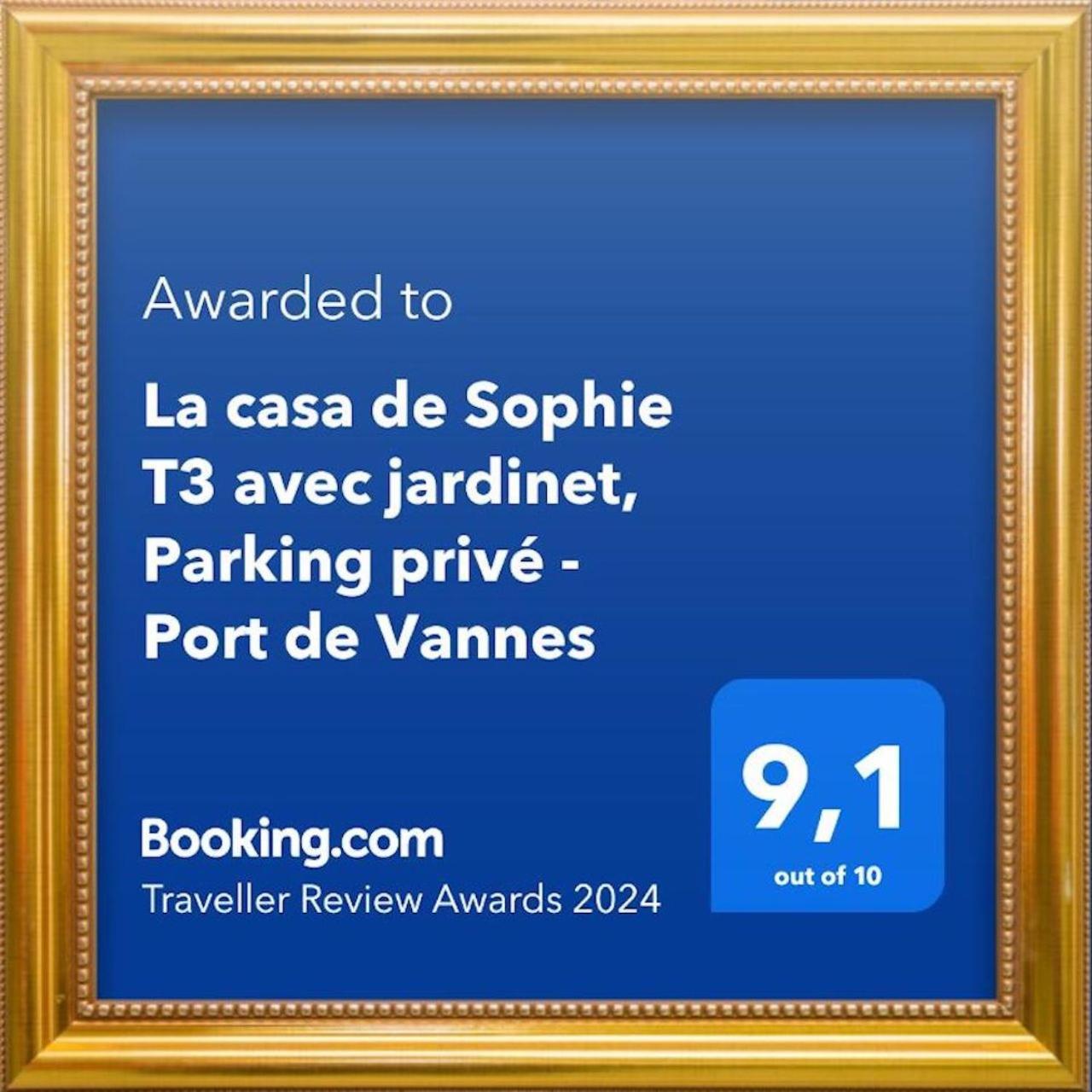 La Casa De Sophie T3 Avec Jardinet, Parking Prive - Port De Vannes Eksteriør bilde